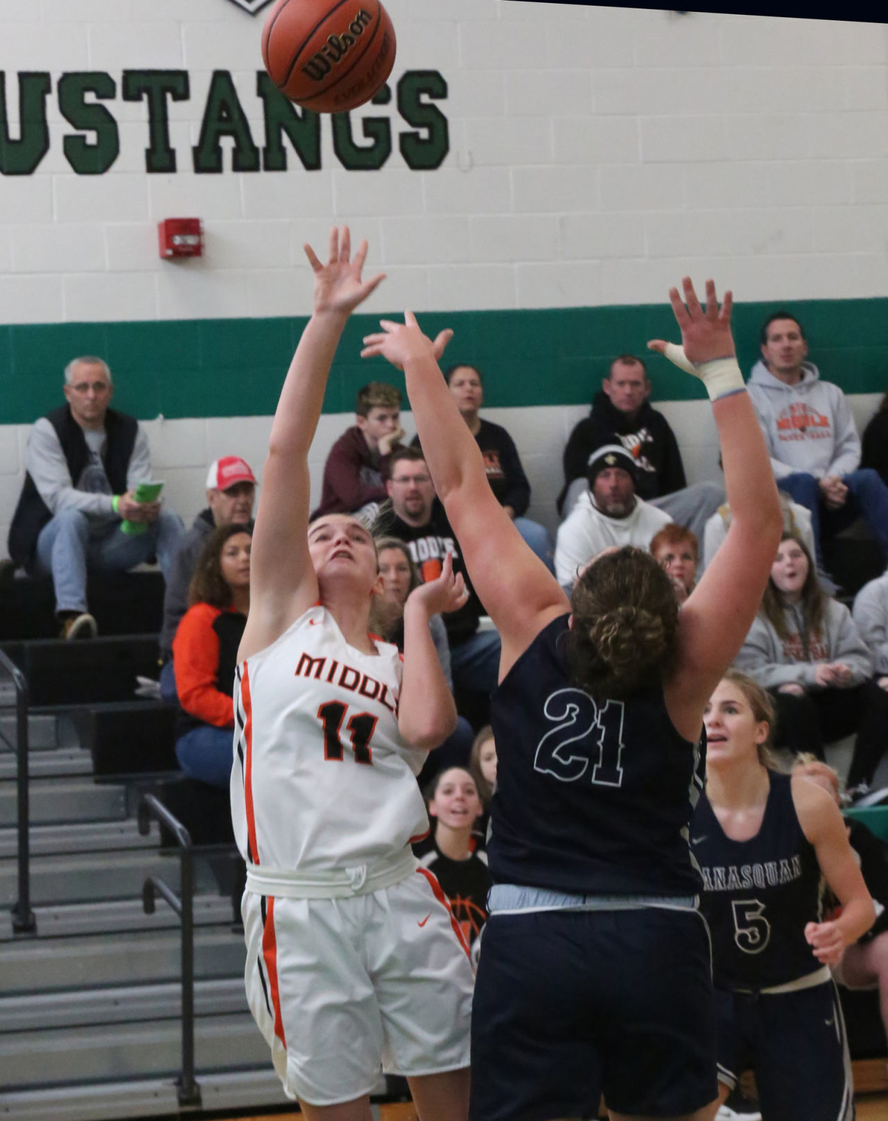 Middle Manasquan girls basketball